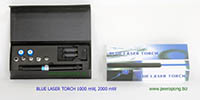 BLUE LASER TORCH  1000 mW, 2000 mW